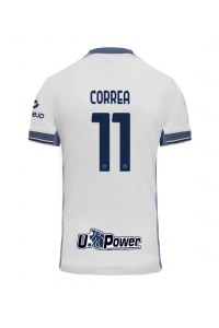 Inter Milan Joaquin Correa #11 Fotballdrakt Borte Klær 2024-25 Korte ermer